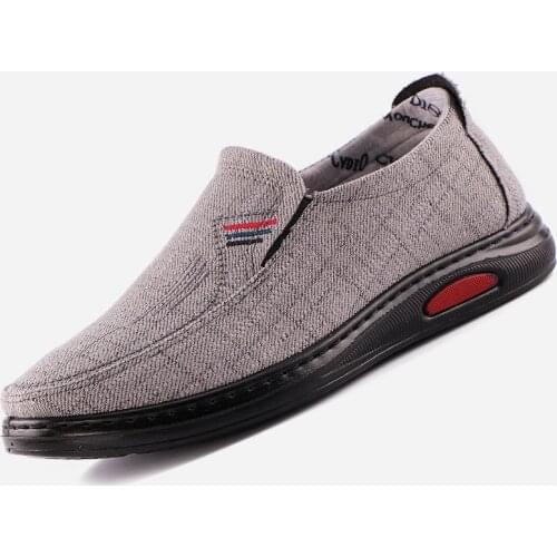 Men Casual Shoes Spring Autumn Men Loafers Fashion Canvas Shoes Slip On Casual Shoe For Man Breathable Lazy Shoes Men Sneaker