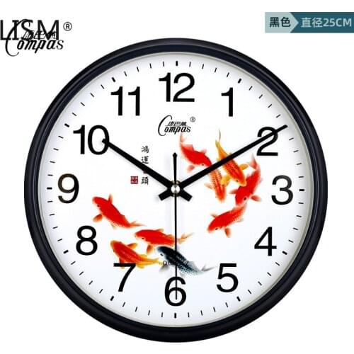 Simple Modern Design Wall Clock Living Room Silent Pocket Watch Creative Cartoon Quartz Clocks Home Decor Relogios Parede Watch