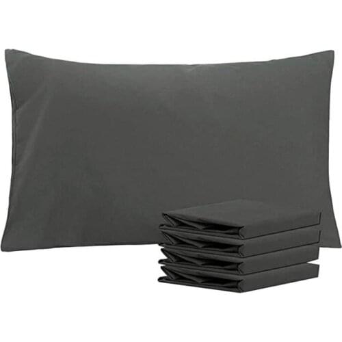 24 Hours Ship Sanding Pillowcase Full Standard Queen King Double Hotel Home Pillow Cover Gray Envelop Water Wash Pillow Case