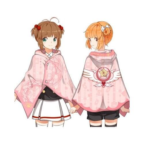 NEW Card Captor SAKURA Magic circle pattern Cape rug Cover Model cos fans keep warm Gift for Gift