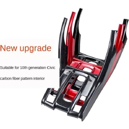 Applicable for 10th Generation Civic Interior Decoration for Modification Full Set Carbon Fiber Pattern Interior Central Control