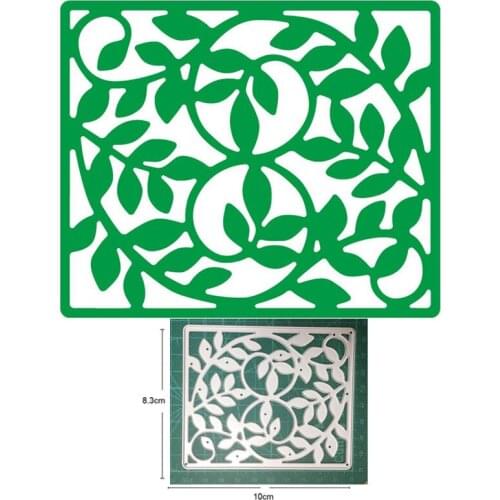 Leafy Vines Frame New 2021 Metal Cutting Dies for DIY Scrapbooking Paper and Card Making Decorative Embossing Dies Craft dies