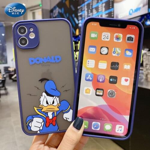 DISNEY 2021 Donald Duck Silicone Case for IPhone 11 Pro Xs 7 8 Plus Official Liquid Silicon Full Cover zz0521-4