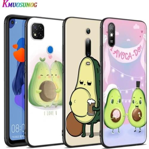 Silicone Cover Cute Fruit Avocado For Xiaomi Redmi 9T 9 9C 9A 9AT 9i 8 8A 7 6 Pro 7A 6A 5 5A 4X Plus Phone Case