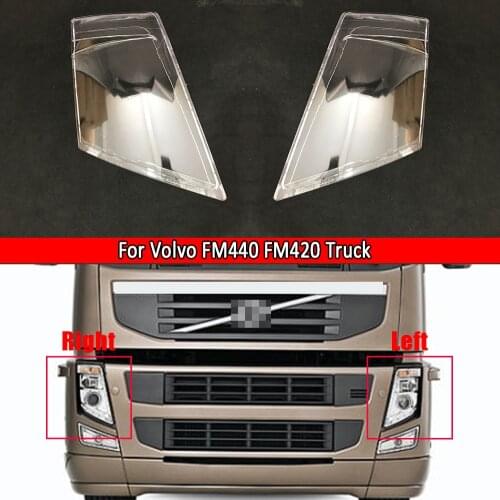 Car Headlight Lens Replacement Auto Shell For Volvo FM440 FM420 Truck Headlamp Cover Lampshade Lampcover Bright Lamp Shade Caps