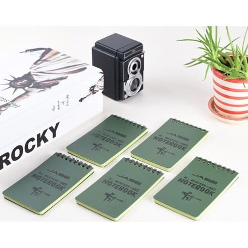 Tactical Notebook All Weather Waterproof Writing Paper Note Book Military Outdoors Camping