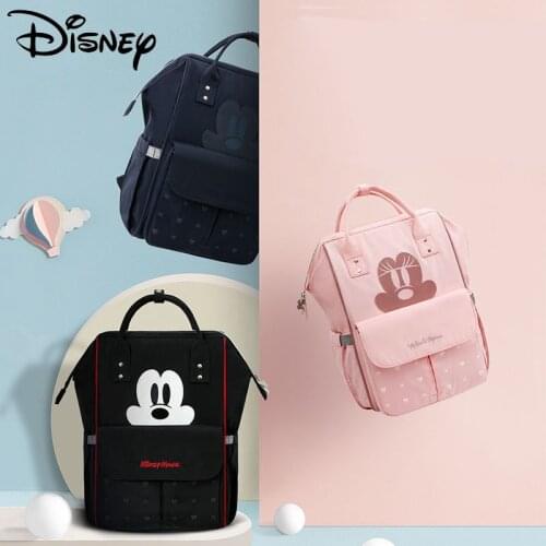 Pre-design New USB Diaper Bag Waterproof Baby Bag Stroller Maternity Bag Big Large Capacity Changing Bag Baby Cute Mickey Minnie