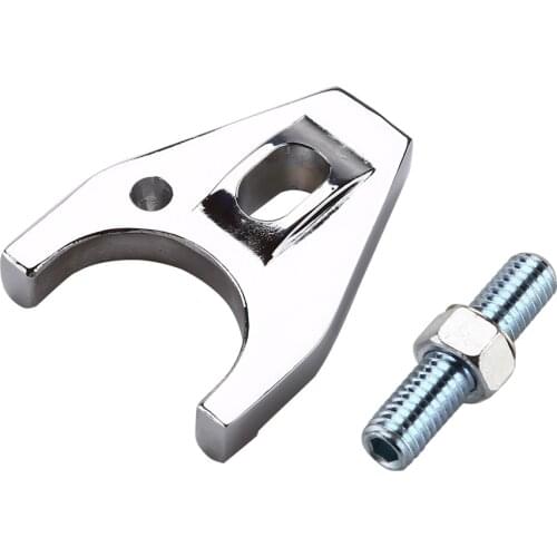 Chrome Billet Aluminum Distributor Clamp Hold Down SBC BBC SB BB HEI Elect for Chevy