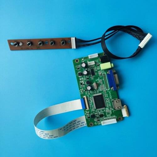 For N140BGE-E53 30Pin DRIVER monitor 14" 1366X768 LCD EDP SCREEN display DIY Controller board KIT VGA