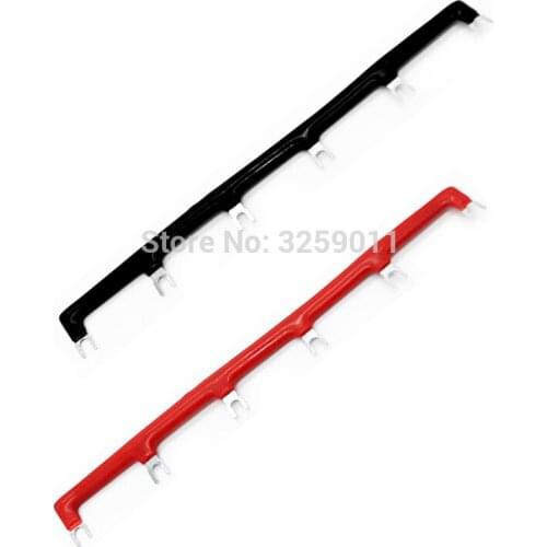 10pcs Suyep 2-10 Positions Shorting Bar, For Use With Omron PYF Series PYF08A Safety Relay, Relay Shorting Plate 29.6mm Pitch