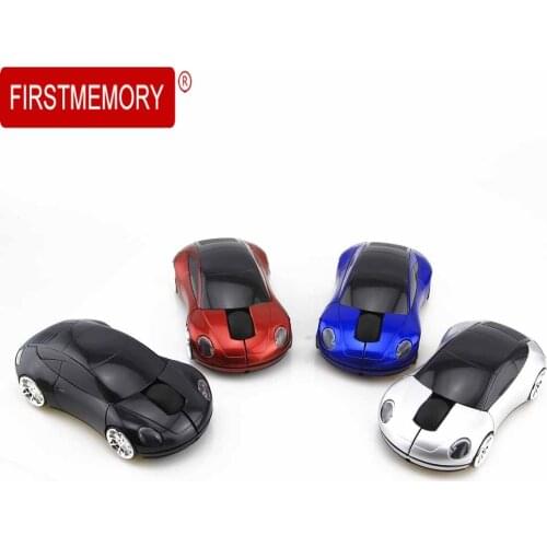 Optical Wireless Ergonomic Computer Mouse Small Mini Car Auto Shape USB Mause Portable PC Office 3D Mice For Laptop PC Kid Boy