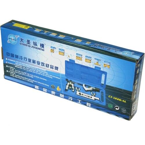 Free shipping CT-275 1/8" to 3/4" O.D.Tubing Flaring & Swaging Tool Kit for Soft Copper Pipe