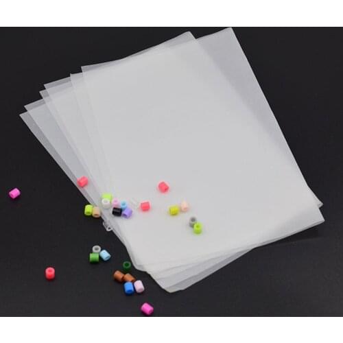 50pcs/set 24x18cm Fuse Beads Hama Beads Iron Paper White DIY For Children High Quality Shiny iron Tablets+Free Shipping
