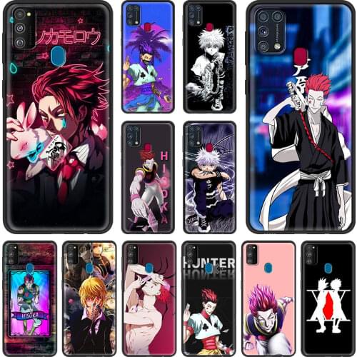 Hisoka Anime Hunter X hunter Phone Case for Samsung Galaxy A51 A71 A50 A21s M31 M30s M51 M31s M11 M01 M20 Soft Black Shell Cover