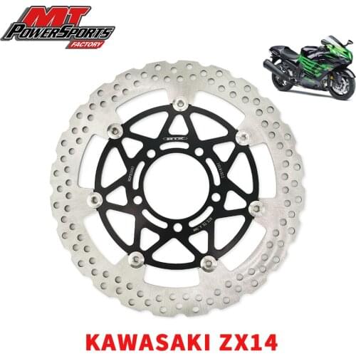 For Kawasaki ZX14 2013 2014 Brake Disc Rotor Front MTX Motorcycle Street Bike Braking Motorcycles Disc Brake MDF03005