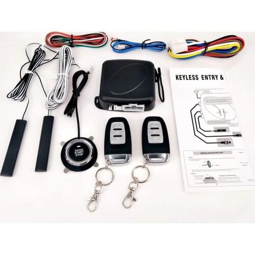 For Toyota 4 Runner keyless entry Remote Star car security system Central Locking/Unlock with 2 Remote PKE start stop button