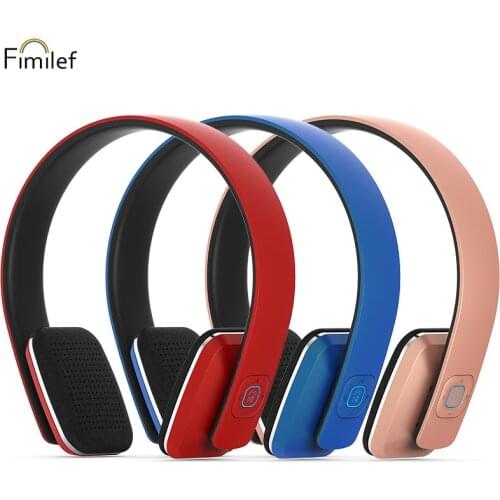Fimilef Bluetooth Wireless Headphones with Microphone/NFC Comfortable On Ear HIFI Bluetooth v4.0 Headset for PC Mobile phone