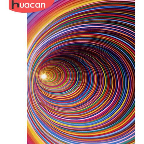 HUACAN Diamond Painting New Landscape 5D DIY Diamond Embroidery Abstract Pictures Of Rhinestones Mosaic Decortion