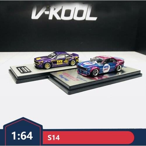 INNO 1:64 NISSAN S14 alloy car model static simulation car model decoration crafts