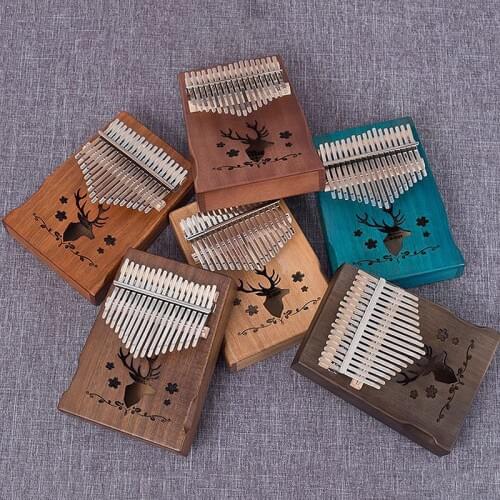 Kalimba 17 Key Mahogany Body Thumb Piano 17 Llaves Mbira Musical Instrument Best Quality and Price