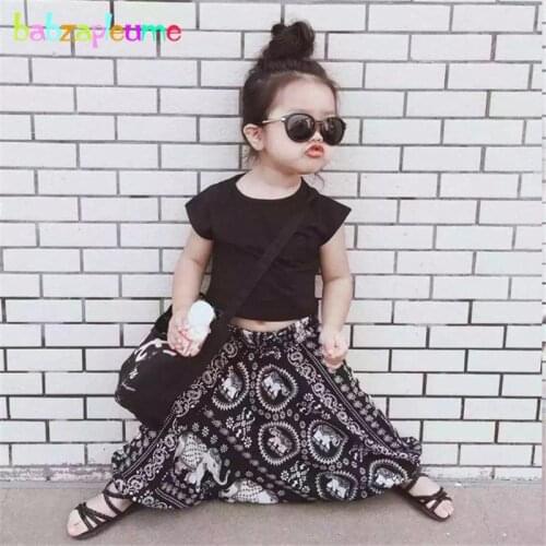 Autumn Kids Wear Clothing sets Cotton t-shirt+harem pants Baby Girls Clothes suits Toddler Boys Outfits Child Costume 0-7T A004