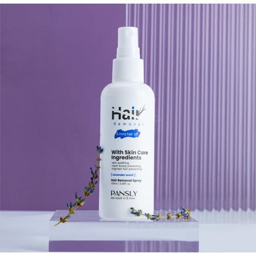 Lavender Hair Removal Spray Facial Removal Cream Spray Mustache Bikini Intimate Facial Legs Body Underarm Painless Direct Sales