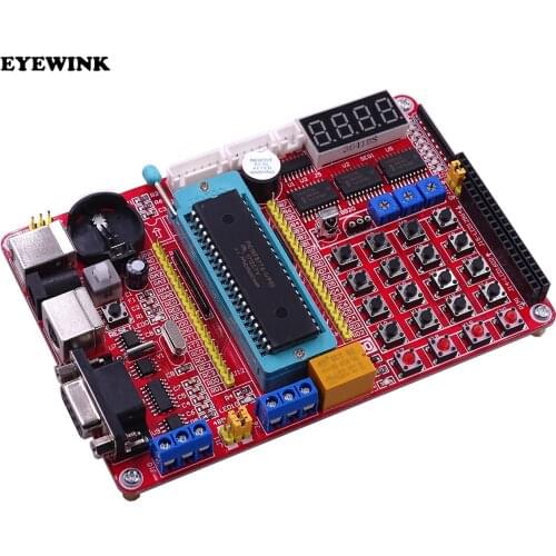 PIC MCU development Mini System PIC Development Board + Microchip PIC16F877A + USB Cable