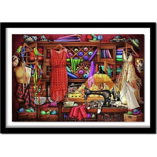 Full diamond 5D DIY diamond painting "Nice wardrobe" diamond embroidery gift cross stitch painting living decoration