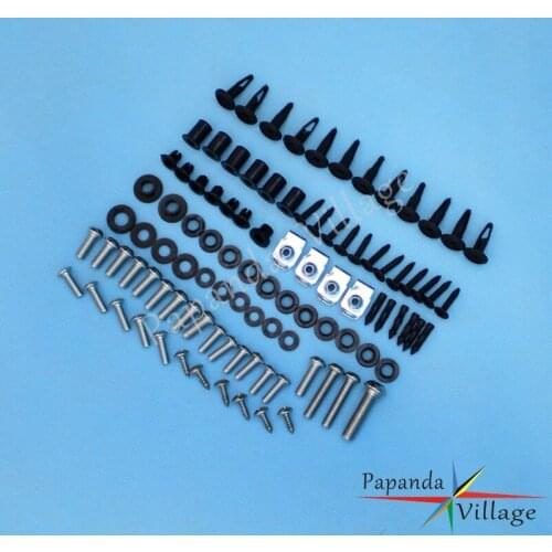 Motorcycle Full Set Complete Fairing Bolt Nuts Mount Kit Body Bolts Screws Fasteners for Suzuki GSX-R600 750 2008-2009