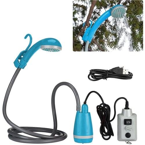 Portable Car Washer USB Charging Camping Shower Car Shower High Pressure Power Washer Electric Pump For Outdoor HikingTravel Pet