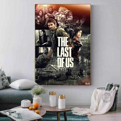 The Last of Us Silk Fabric Wall Poster Print Zombie Survival Horror Action TV Game Pitcures