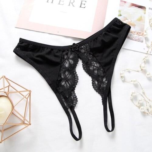 Sexy Women Open Crotchless Briefs Hot Erotic Female Panties Underwear Womens Lingerie Low Waist Thongs Underpants Tanga
