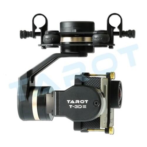 Tarot 3D III Metal CNC 3 Axis Brushless Gimbal PTZ for GOPR 3/3+/4 Camera FPV RC Drone TL3T01