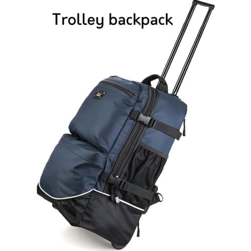 High quality travel Large capacity trolley luggage bag with wheels multifunction travel trolley bag carry on boarding suitcase
