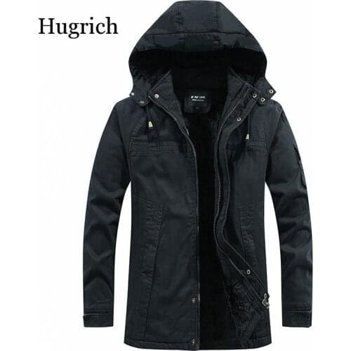 Winter Warm Men Casual Cotton Coat 2020 Mens Hooded Padded Coat Thick Plus Velvet Fashion Male Padded Jacket High Quality Parkas