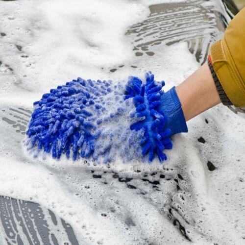 1pc microfiber car wash glove cleaning car care detailling products super mitt microfiber washing Tool