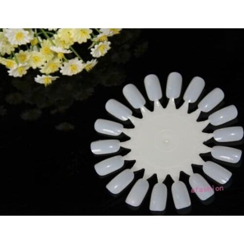 5pcs Nail Art False Practice Polish Display Nail Board Plate Printer Shower Wheel Acrylic Gel Tips Free Shipping