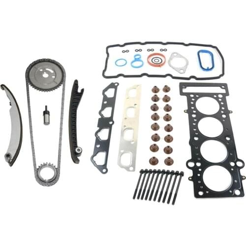 AP03 11311485401 Brand New Engine Timing Chain Kit+Cylinder Head Gasket Set+Bolts For Mini R50 R53 R52