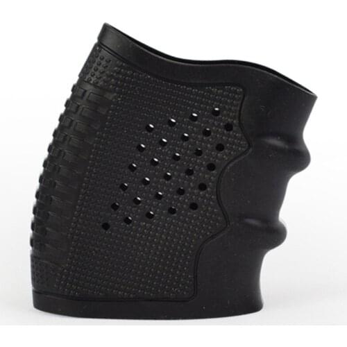 Glove Cover Sleeve Anti Slip For Most Of Glock 17 19 Handguns Hunting Accessories Tactical Pistol Rubber Grip Holster Magazine
