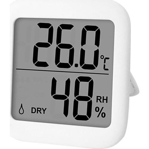 Digital Thermometer Hygrometer Living Room Baby Room LCD Display Temperature Humidity Meter Gauge Electronic Digital