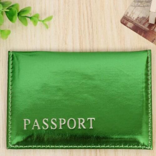 Travel Passport Covers PU Leather ID Bank Card Bag Men Women Business Card Wallet Passport Holder Case 14*10 Cm