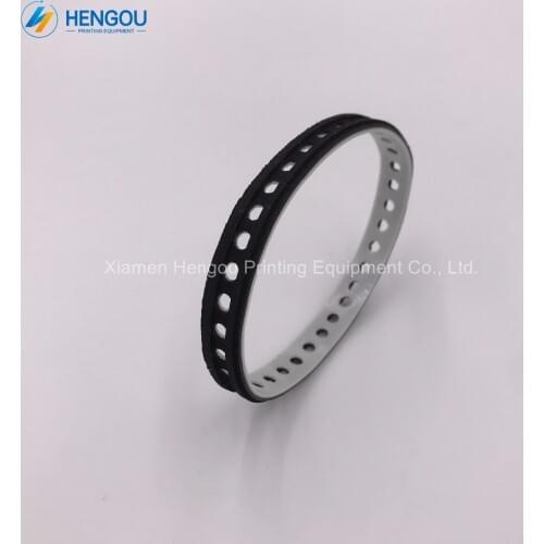 15 Pieces black and 5 pcs red F4.614.560/01 suction belt for XL105 Heidelberg Slow Down Belt Size 245x10mm F4.614.560