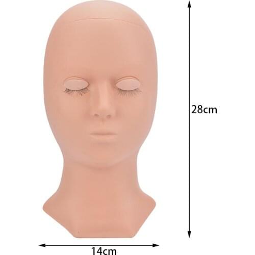 Mannequin For Eyelashes Set Lash Mannequin Head Dummy Lash Extension Supplies New