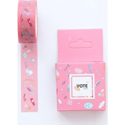 Lovely Daily supplies Washi Tape DIY decoration Scrapbooking Sticker Label Masking Tape School Office Supply