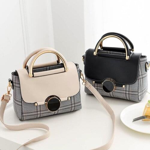 New package Korean sweet fashion handbag Stylish and elegant Crossbody shoulder bag Motorcycle bag hongwu 21.5X12X17.5cm