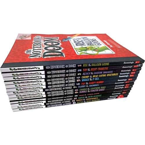 6-12 year 13 book/set Scholastic Branches Notebook of Doom Children English picture story books Chapter reading book Adventure