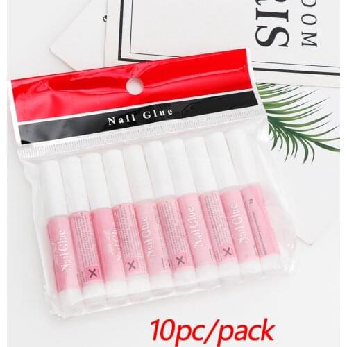 10 Pcs Mini Professional Nail Polish False Nail Extension Glue UV Acrylic Rhinestones Decorations Manicure Tool