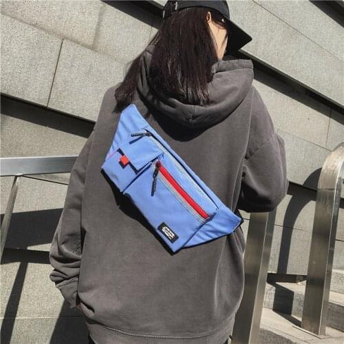 Leisure Travel Crossbody Bag for Teenage Girls Man Shoulder Bags Nylon Fabric Chest Pack Bag Fashion Functional Cycling Bag