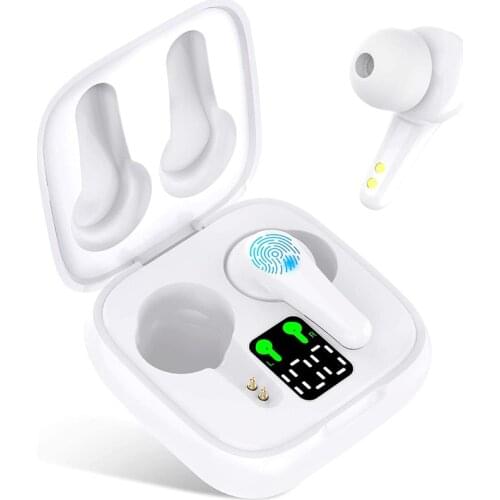 J6 TWS Bluetooth 5.2 Earphones Charging Box Wireless Headphone 9D Stereo Sports Waterproof Earbuds Headsets With Microphone