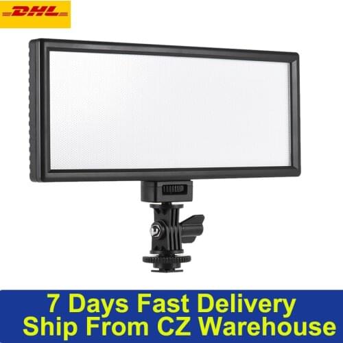 Viltrox L132T Professional Ultra-thin LED Video Light Adjustable Brightness 3300K-5600K Photography Fill Light for Canon Nikon